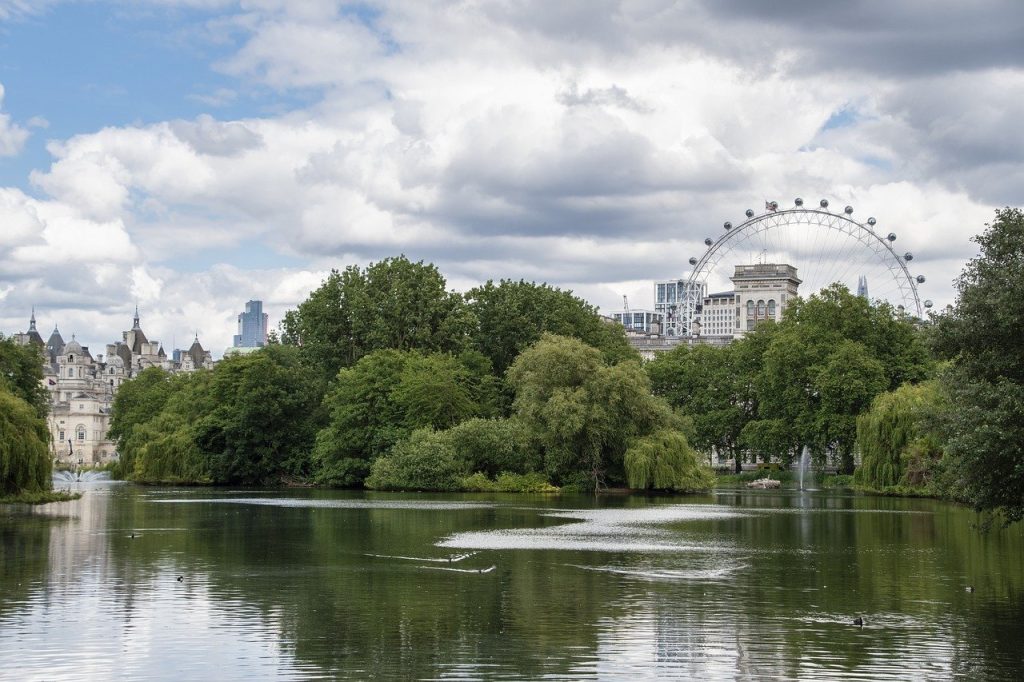 london, landscape, lake